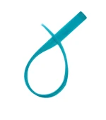 Прядь на заколке KANEKALON 2 см/50 см бирюзовая