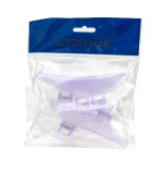 Зажим-жабка пластиковый Comair сиреневый 12 шт