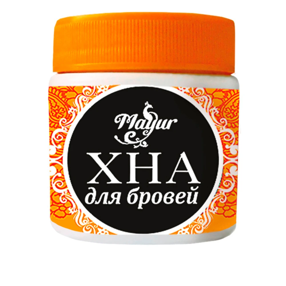 Хна для бровей Биофарма Mayur черная 25 г