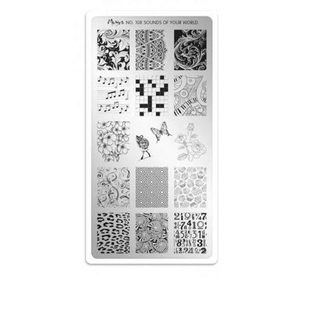 Пластини-міні для стемпінгу Moyra (108)