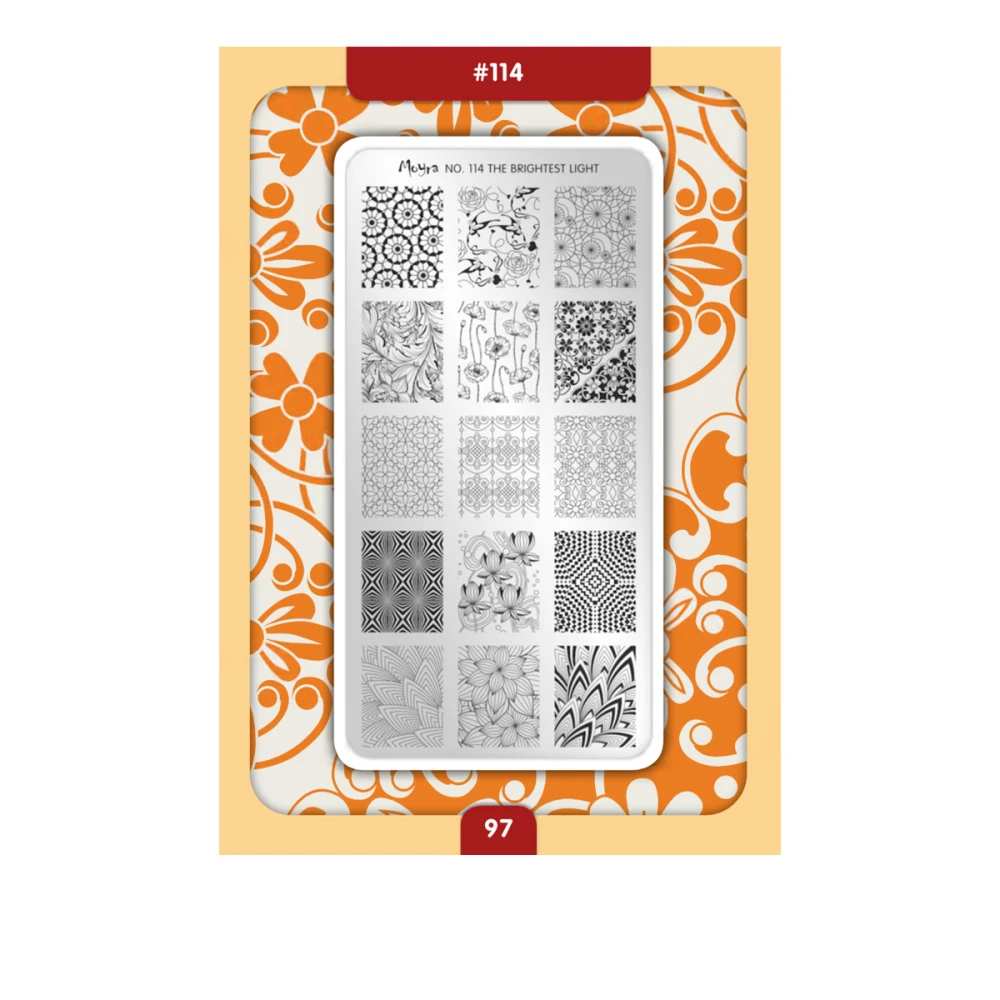 Пластины-мини для стемпинга Moyra (114)