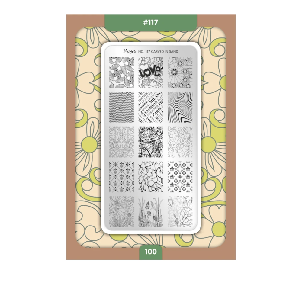 Пластины-мини для стемпинга Moyra (117)