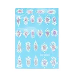 Слайдер 3D DreamNails фольга, объем (28-32серебро голографика)