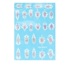 Слайдер 3D DreamNails фольга, об'єм (28-32срібло голографіка)