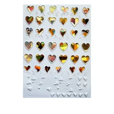 Слайдер 3D Dream Nails фольга об'єм (54-58 золот.)