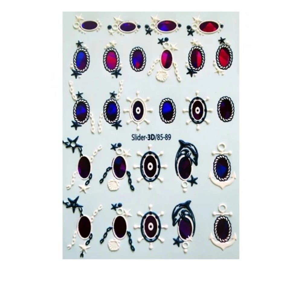 Слайдер 3D DreamNails фольга объем (85-89синфиол.)