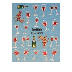 Слайдер 3D Dream Nails фольга об'єм (201)