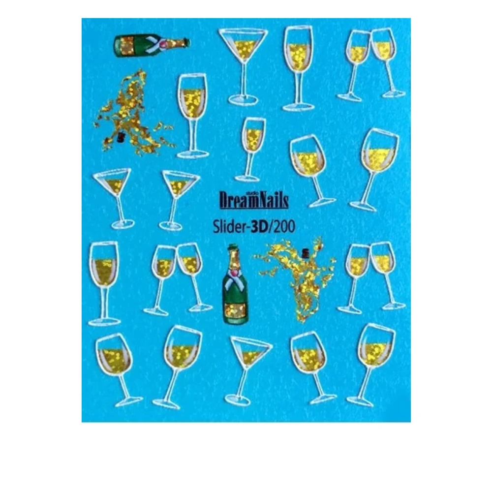 Слайдер 3D Dream Nails фольга обьем (200)