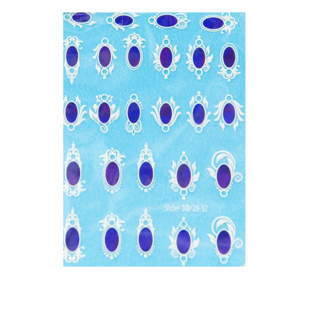 Слайдер 3D DreamNails фольга, об'єм (28-32 фіолетовий)