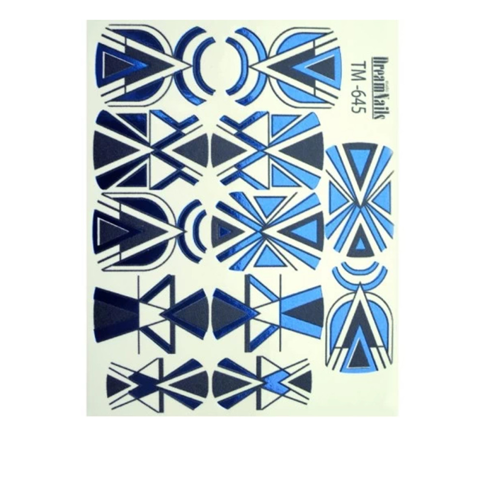 Слайдер DreamNails фольгированный рисунок (ТМ-645)