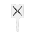 Расческа IKOO paddle X (platinum white)