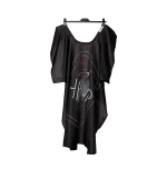 Накидка нейлон водоотталкивающая застежка-липучка Comair Hair черная 110*140 см