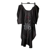 Накидка нейлон водоотталкивающая застежка-липучка Comair Hair черная 110*140 см