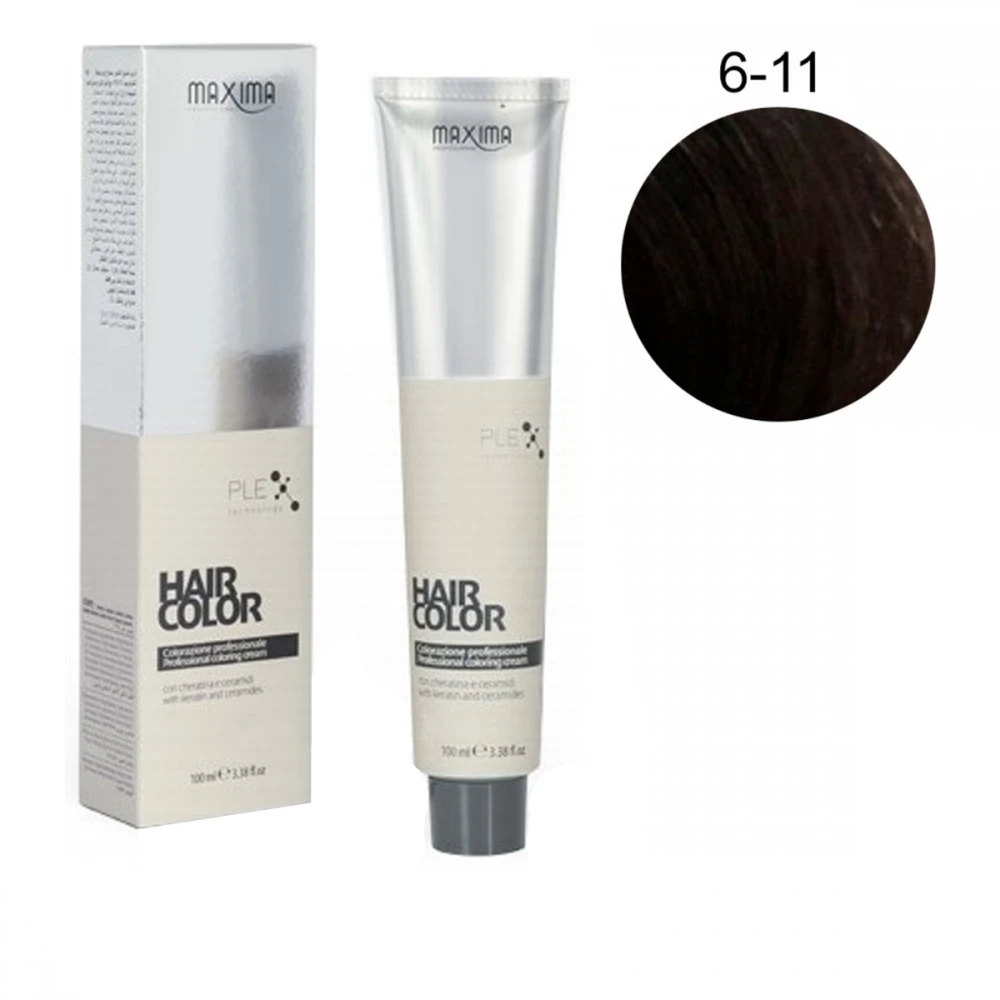 Фарба для волосся з кератином Maxima Vital 6-11 100 мл