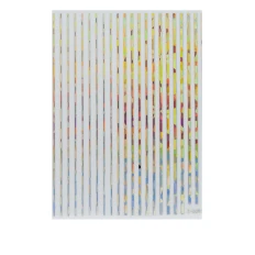 Стрічка гнучка для нігтів Nail sticker (Лінії срібло-хамелеон)