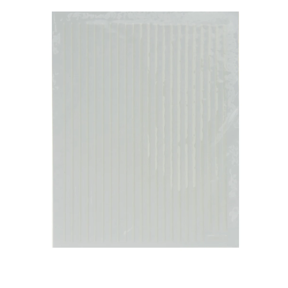 Лента гибкая для ногтей Nail sticker (Линии белые)