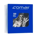 Зажимы для волос с 2-мя зубьями Comair 100 шт