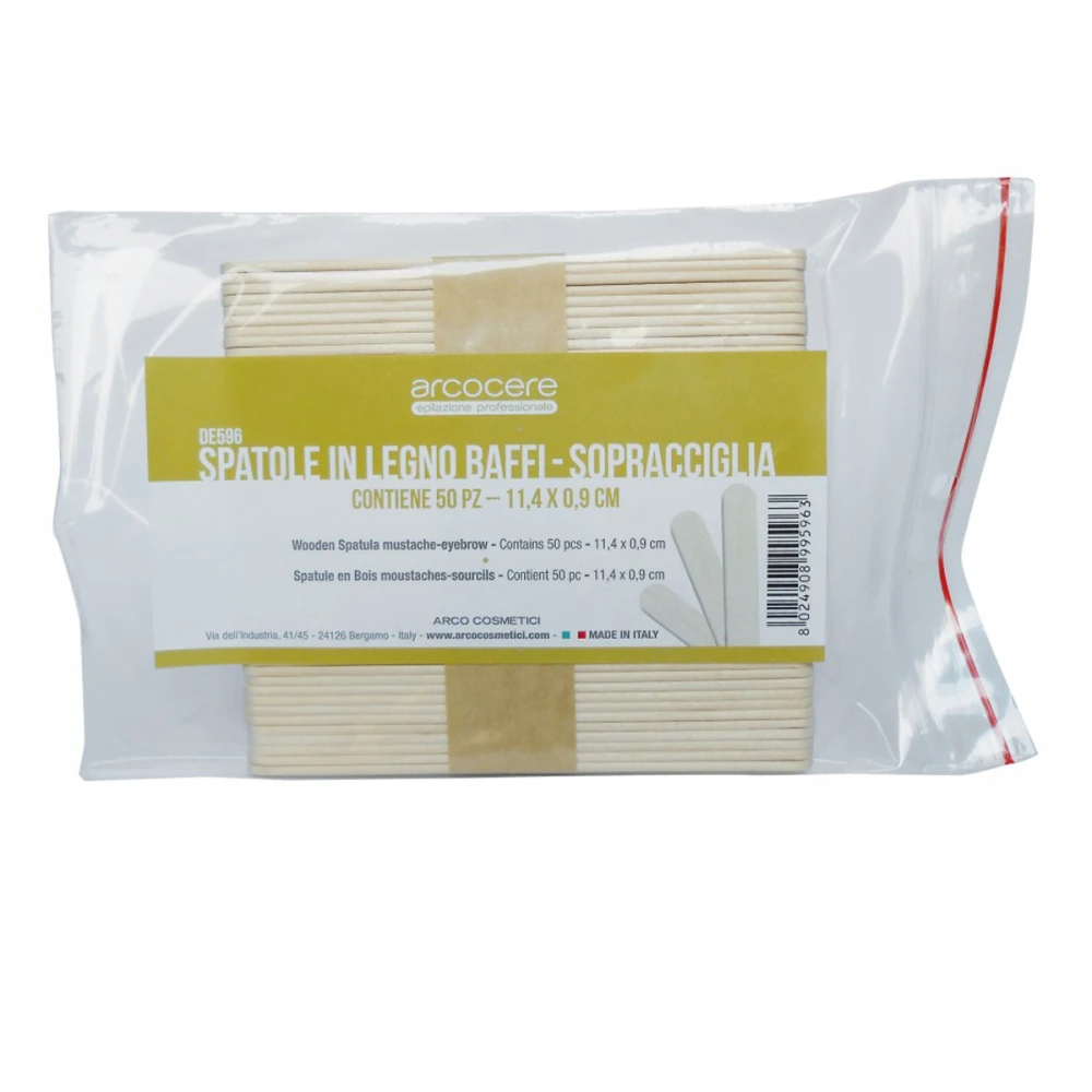 Шпатель деревянный ARCOCERE 50 шт. (мал.)