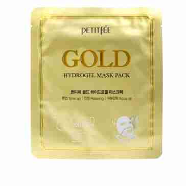 Маска гідрогелева для обличчя із золотим комплексом +5 PETITFEE Gold Hydrogel Mask Pack