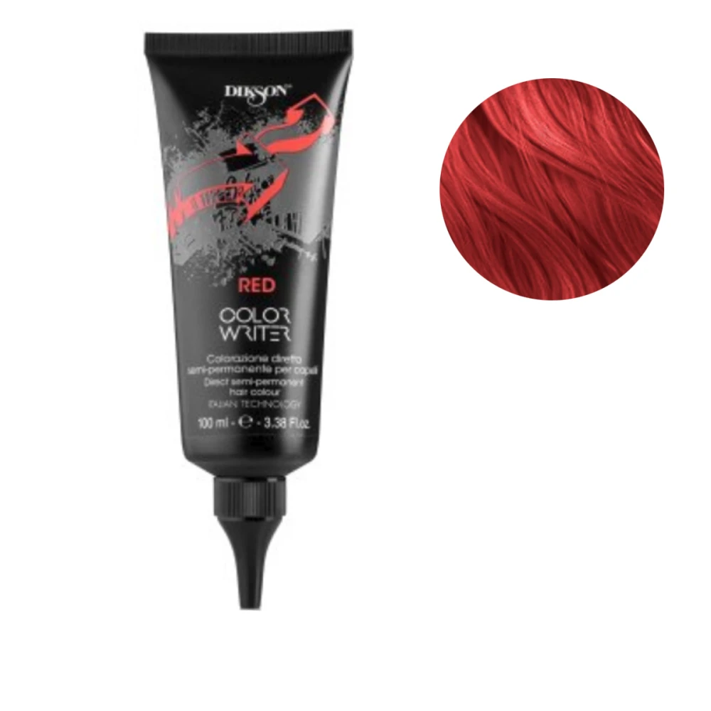 Краска DIKSON Color Writer для волос прямого действия, перманентная 100 мл  (Red)