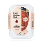 Маска альгінатна довжина KONAD ILOJE Jewel Scarlet Ruby з рубіновою пудрою 50 г (ванна + шпатель)