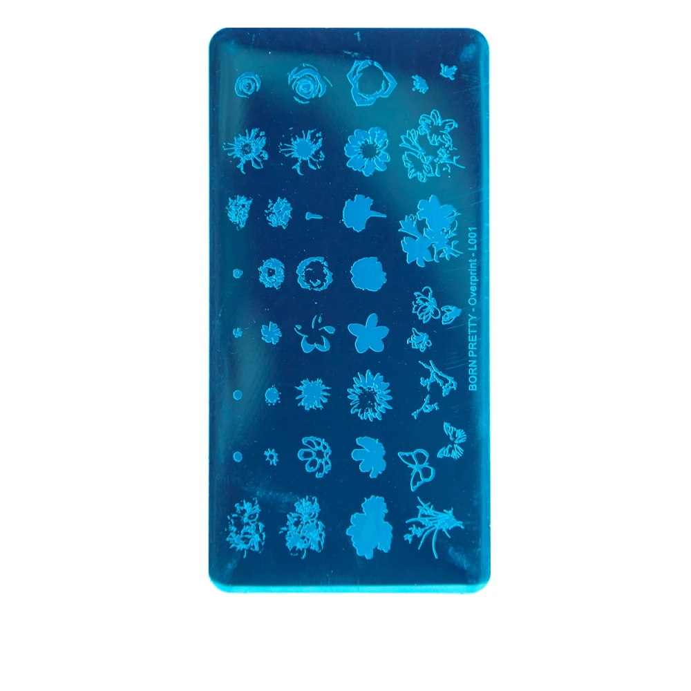 Пластина для стемпинга Born Pretty большая (Overprint L001)