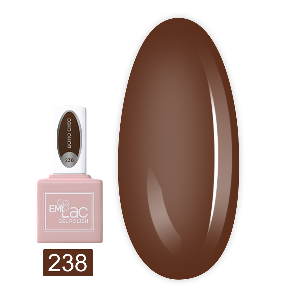 Гель лак E.MI Lac 9 мл  (238 Бохо-шик)