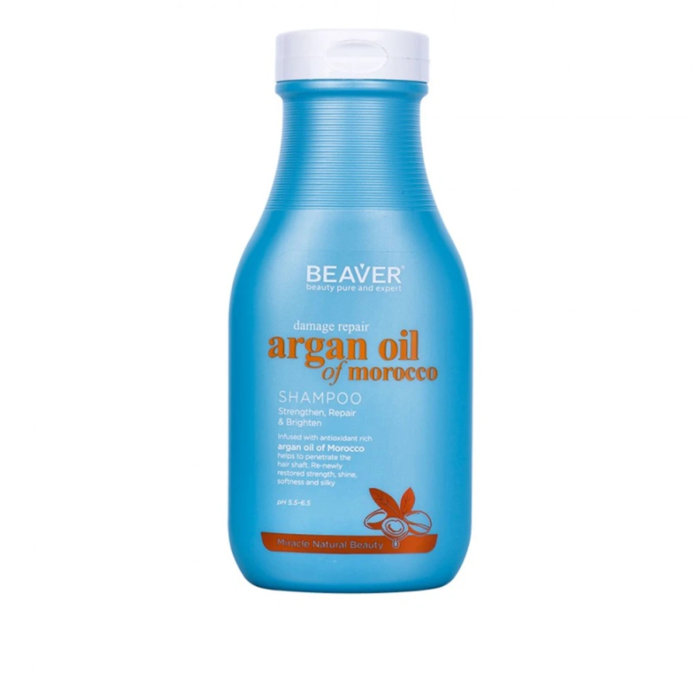 Шампунь BEAVER Argan Oil відновлюючий для пошкодженого волосся 60 мл