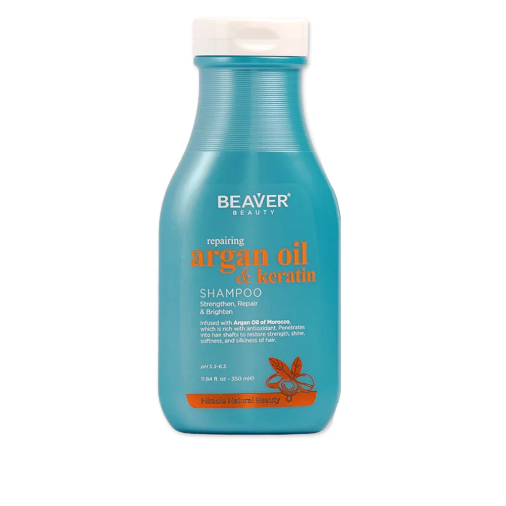 Шампунь BEAVER Argan Oil восстанавливающий для повреж волос 350 мл