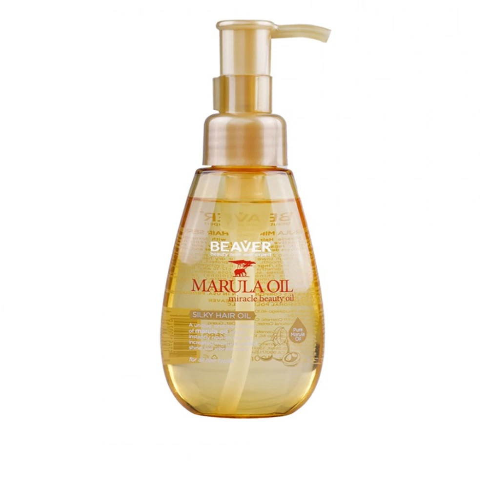 Масло BEAVER Marula Oil для глубокого увлажнения и восстановления блеска 100 мл
