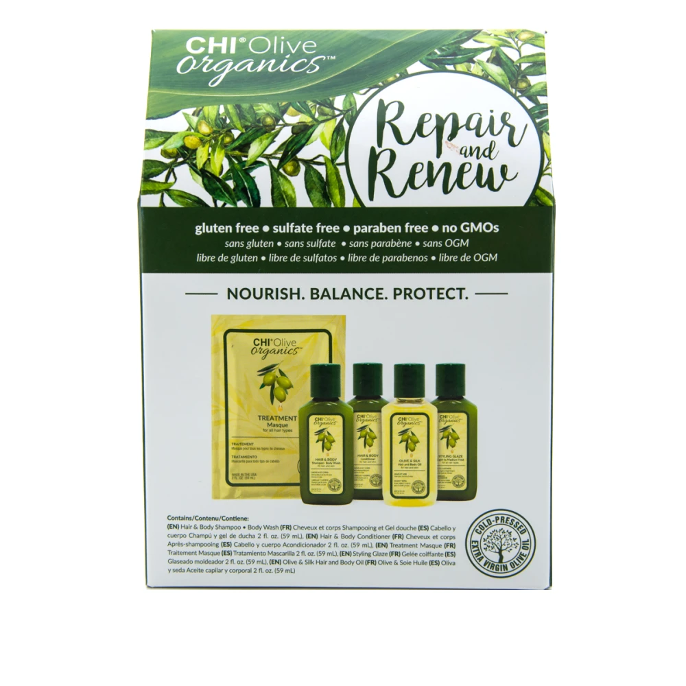 Набор CHI Olive Organics Repair&Renew (5*59 мл)