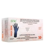 Перчатки латексные SFM HIGH RISK