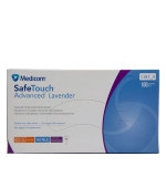 Перчатки нитриловые без пудры нестерильные SafeTouch Advanced Lavender 100 шт рXS