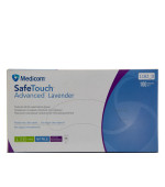 Перчатки нитриловые без пудры нестерильные SafeTouch Advanced Lavender 100 шт рL