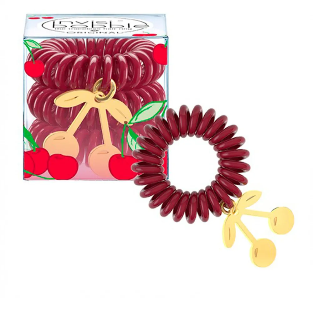Резинка-браслет для волос Beauty Brands Invisibobble ORIGINAL Cherry Cherry Lady