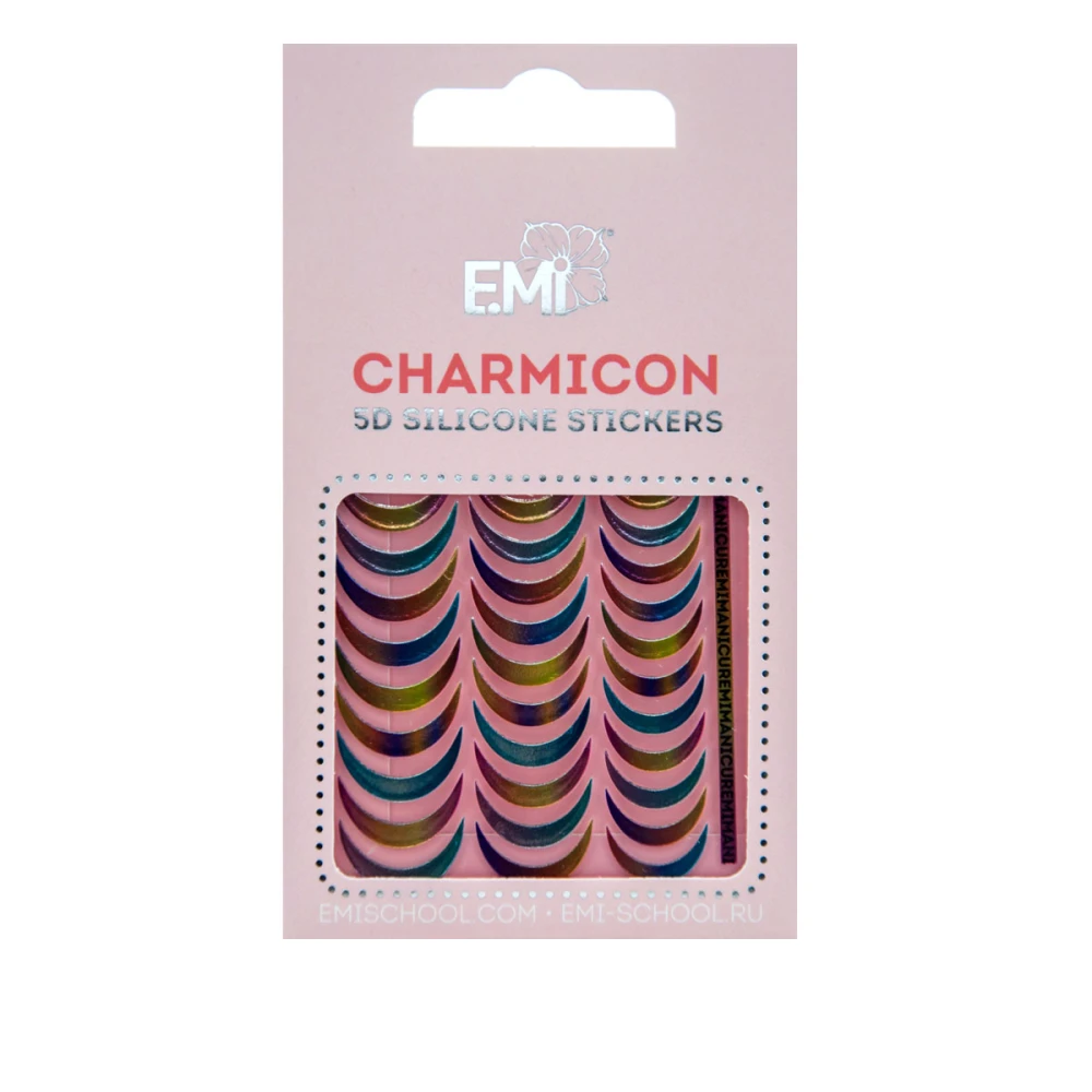 Наклейки дногтів Charmicon 3D Silicone Stickers (Лунули № 101)