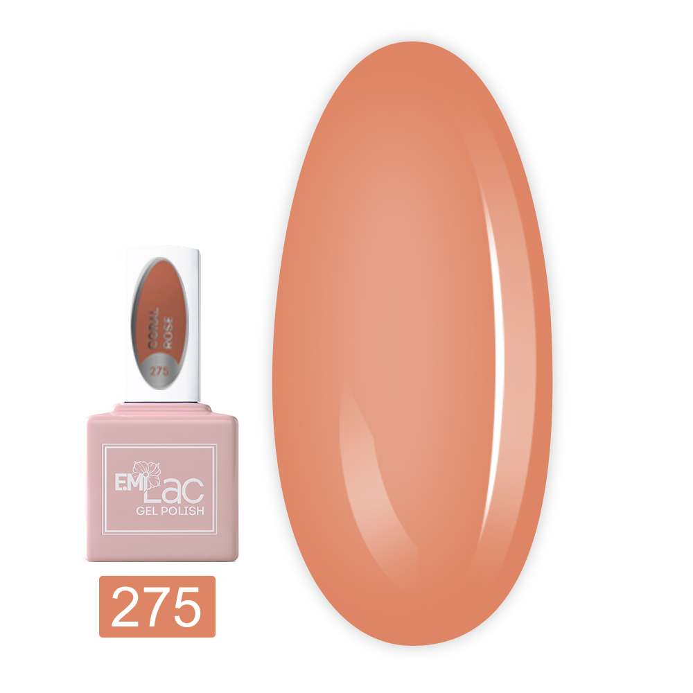 Гель-лак E.MI Lac 6 мл (275 Коралова троянда)