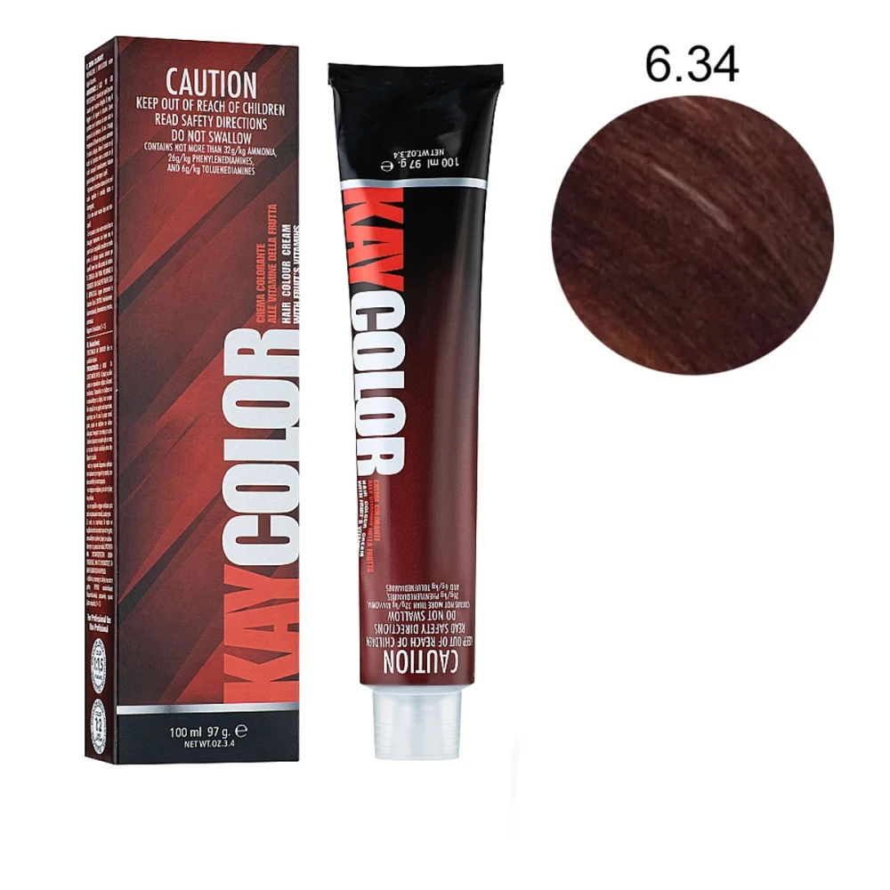 Фарба-крем KayColor для волосся 100 мл (6.34)