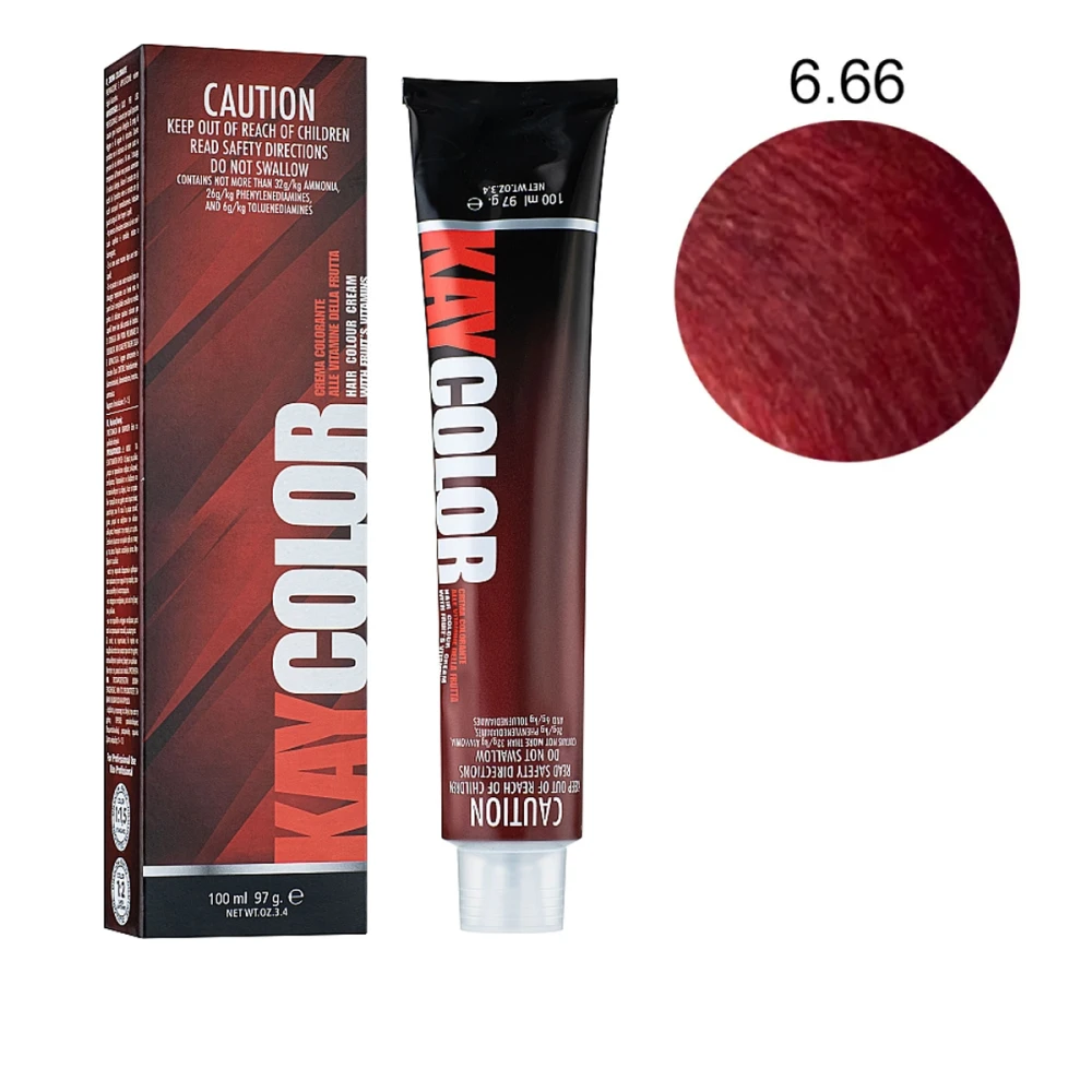 Фарба-крем KayColor для волосся 100 мл (6.66)