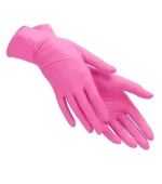 Перчатки нитрил без пудры нестерильные SafeTouch Advanced Extend р розовый 1 пара