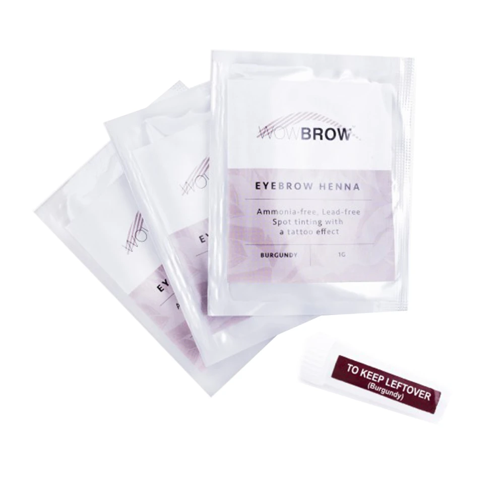 Хна для брів Vivienne WOWBROW (3 сашети 1 гр) (Burgundy)