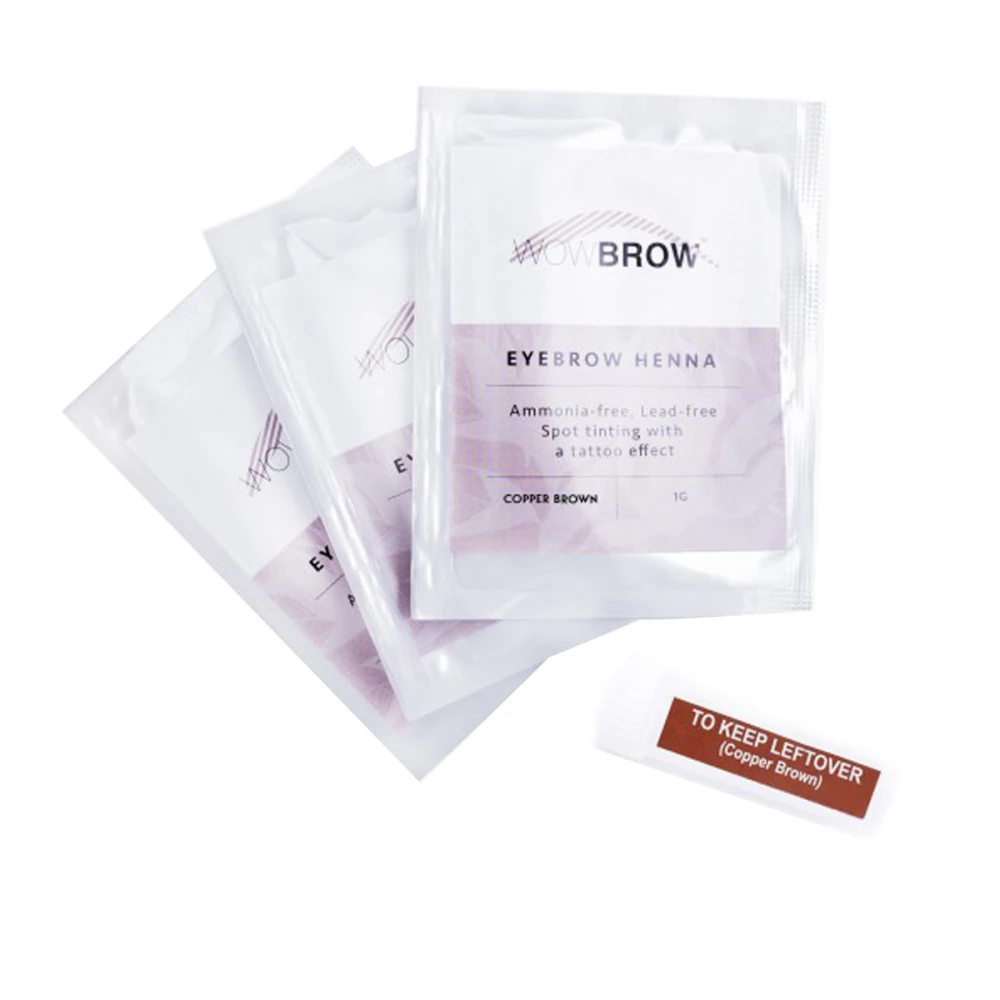 Хна для брів Vivienne WOWBROW (3 сашета 1 гр) (Copper Brown)