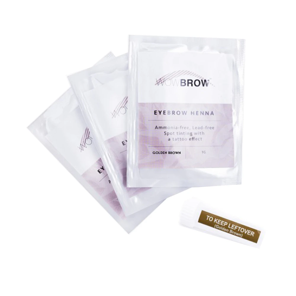 Хна для бровей Vivienne WOWBROW ( 3 сашета 1 гр) (Golden Brown)