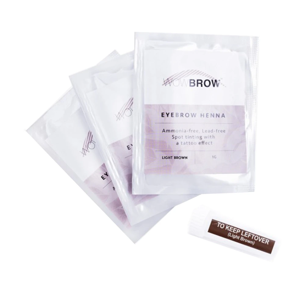 Хна для бровей Vivienne WOWBROW ( 3 сашета 1 гр) (Light Brown)