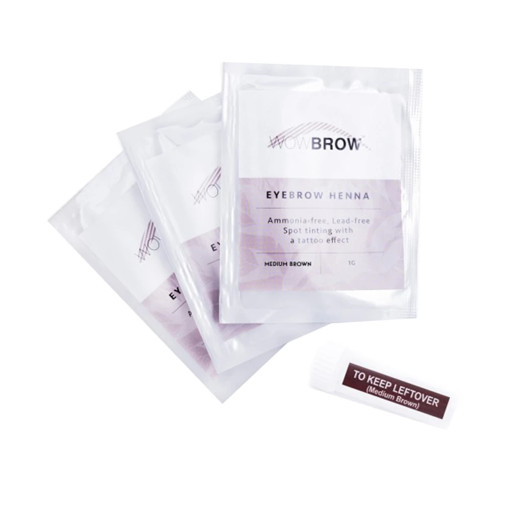 Хна для бровей Vivienne WOWBROW ( 3 сашета 1 гр) (Medium Brown)