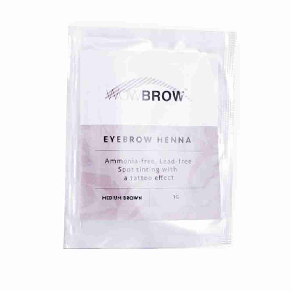 Хна для бровей Vivienne WOWBROW 1 сашет 1 гр (Medium Brown)