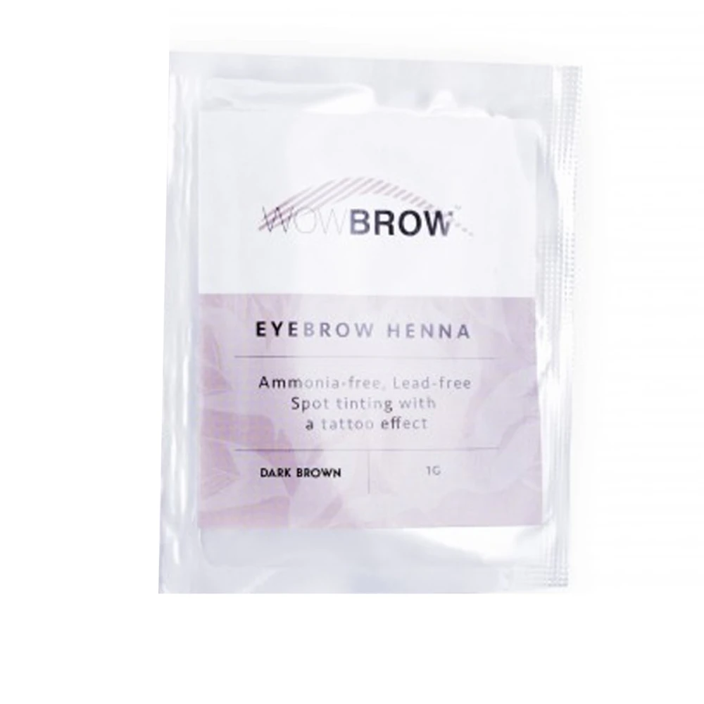 Хна для бровей Vivienne WOWBROW 1 сашет 1 гр (Dark Brown)