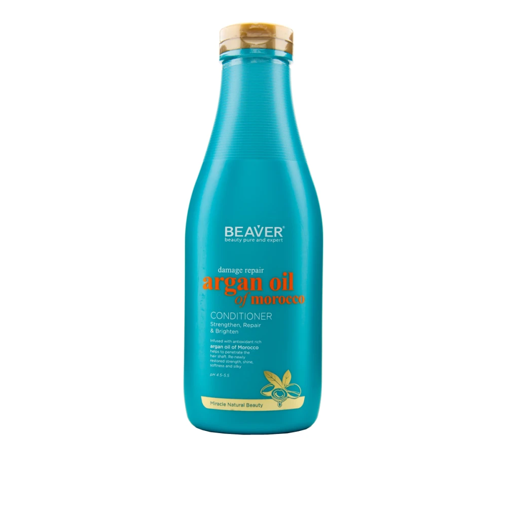 Кондиціонер BEAVER Argan Oil відновлюючий для пошкодженого волосся 730 мл