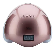 Лампа SUN 5 LED/UV гібрид із дисплеєм 48 Вт (Rose)