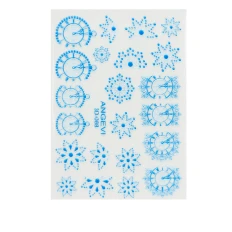 Слайдер-дизайн Born Pretty 3D Angevi (068 синий)